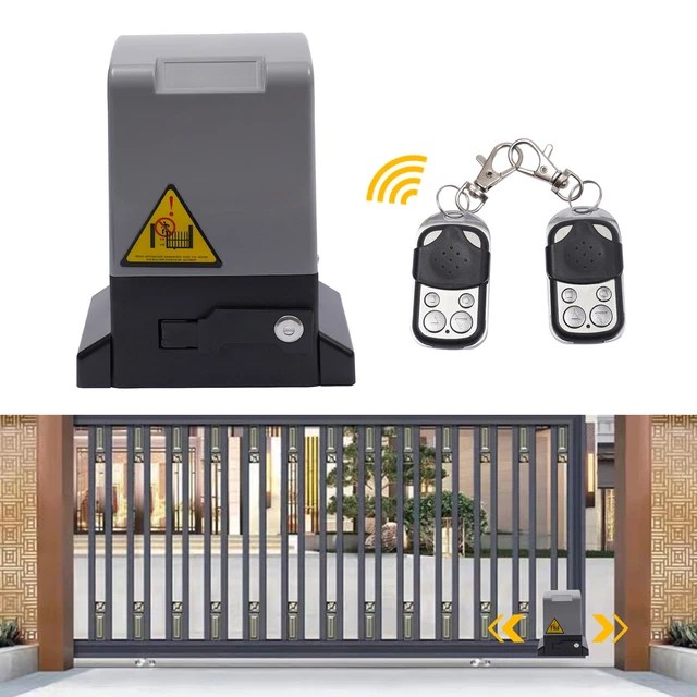 SLIDING GATE OPENER Electric Automatic Motor Remote Kit w/ 6m Rails