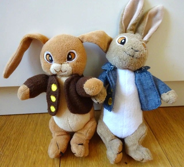CADBURYS EASTER PETER Rabbit & Benjamin Bunny Soft Plush Comforter Toys