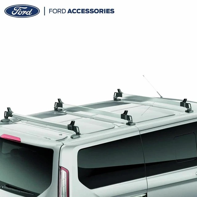 GENUINE FORD TRANSIT Custom Foldable Roof Bars Rack Carrier Kit x3 2012