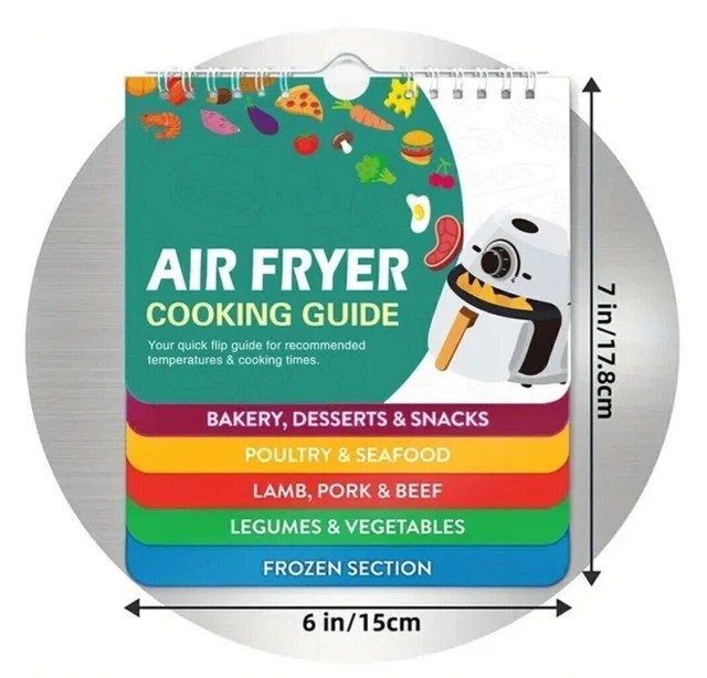 AIR FRYER COOKING Guide / Cheat Sheet Air Fryer Cooking Times Chart