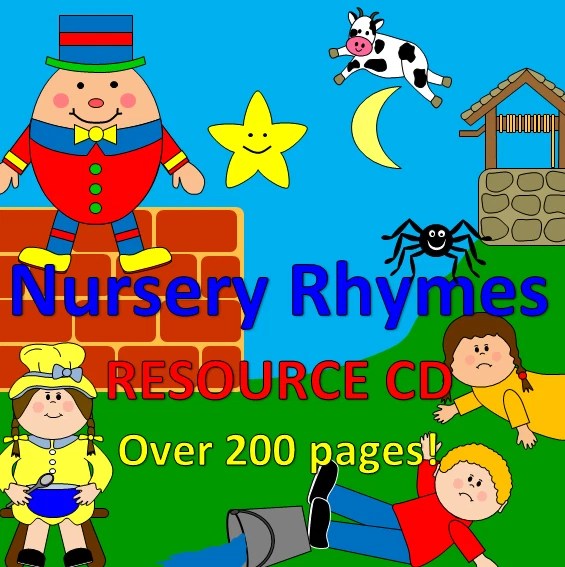 EYFS NURSERY RHYME resource educational Early Years pack to PRINT 3.