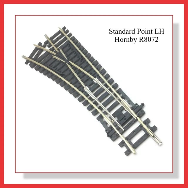 HORNBY R8072 "Standard Point LH" OO Gauge £10.69 PicClick UK