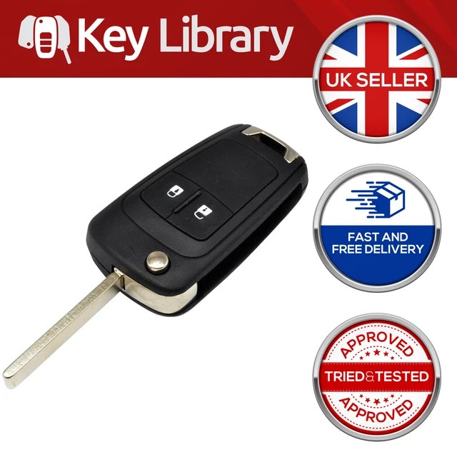 2 BUTTON REMOTE Key Fob Shell Case For Vauxhall Astra Insignia Zafira
