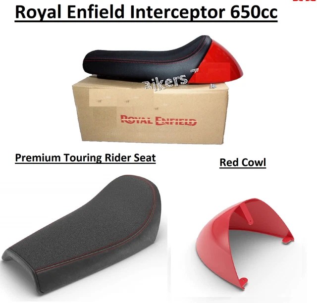 ROYAL ENFIELD INTERCEPTOR 650 "Premium Touring Single Rider Seat With