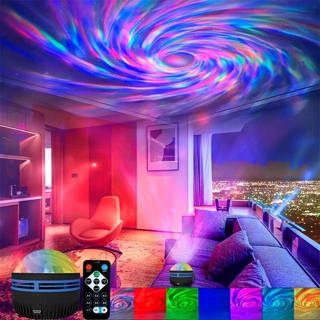 LED GALAXY STARRY Sky Projector Night Light Nebula Lamp Projection