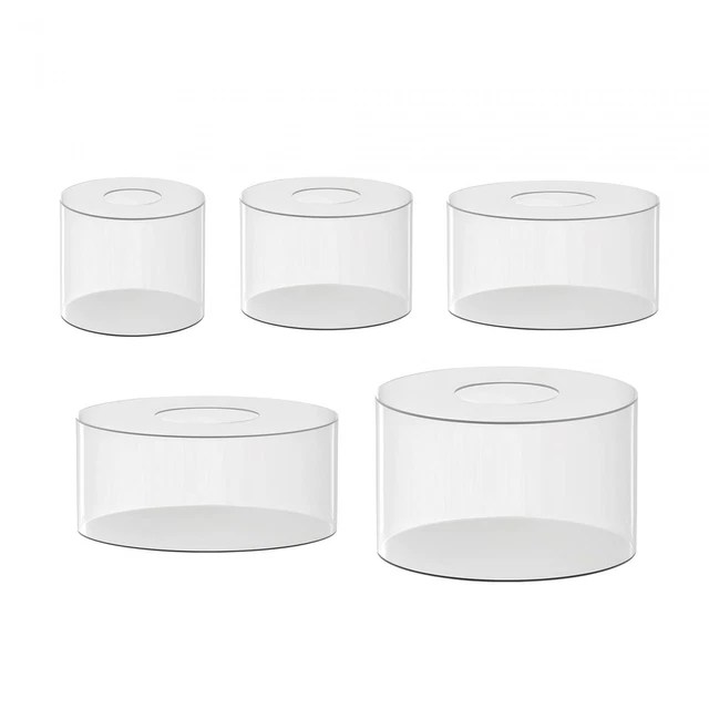 ACRYLIC FILLABLE CAKE Stand Clear Cake Riser, Cylinder Stand £19.99