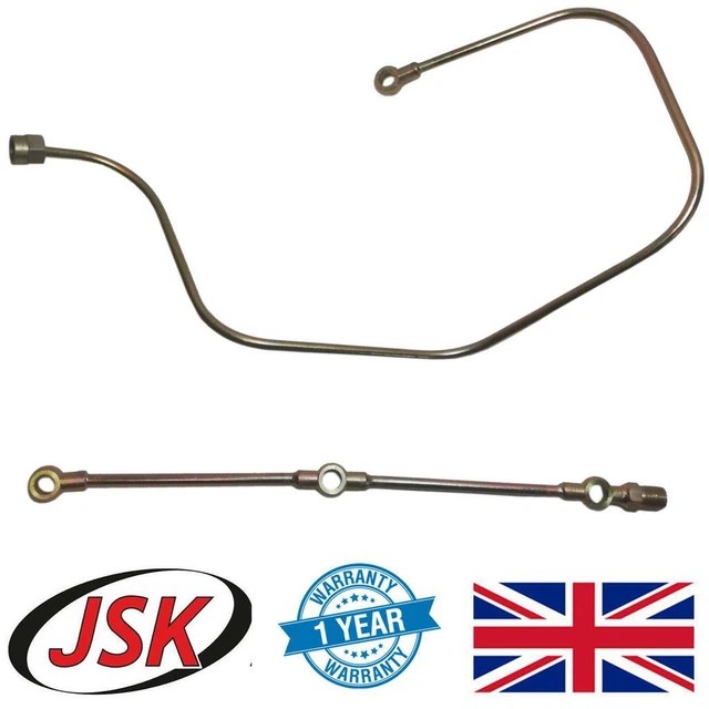 FUEL RETURN LINE Pipes Set 2pc for Perkins AD3.152 Massey JCB EBRO