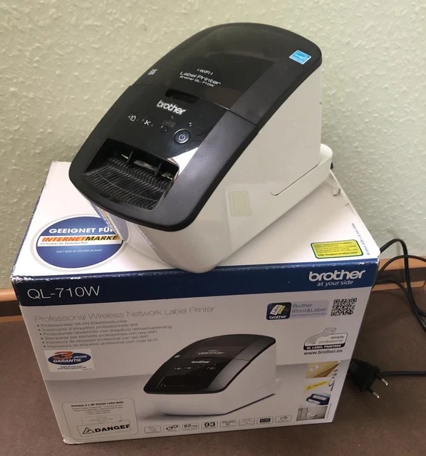 BROTHER LABEL PRINTER QL710W WIFI Windows 11 Etiketten Drucker EUR