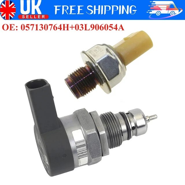 NEW FUEL PRESSURE Regulator Valve & Sensor Kit Fits For AUDI VW SEAT 2.