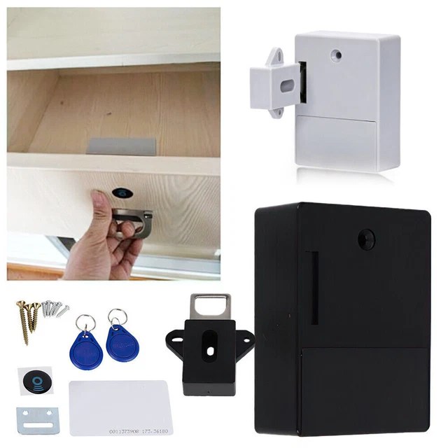 KEYLESS DOOR LOCKER Invisible Electronic Rfid Lock Drawer
