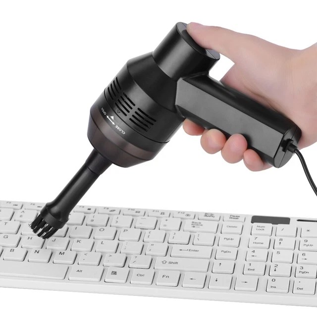 MINI COMPUTER VACUUM USB Keyboard Cleaner PC Laptop Brush Dust Cleaning