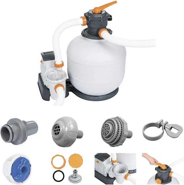 BESTWAY FLOWCLEAR POOL Sandfilter System, with Timer Filter Pump Pool Pump £218.07 PicClick UK