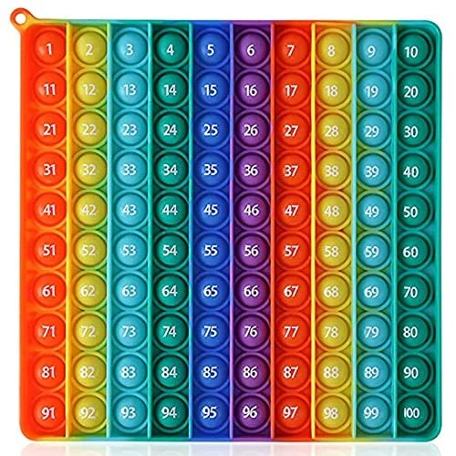 AMMILY PUSH BUBBLE Multiplication Digital Table Chart Math Sensory A £