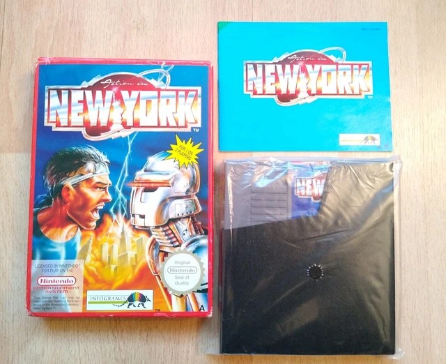 ACTION IN NEW York Nintendo Entertainment System NES Boxed