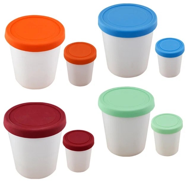 PORTION CONTROL MINI Ice Cream Freezer Containers for Baby Food