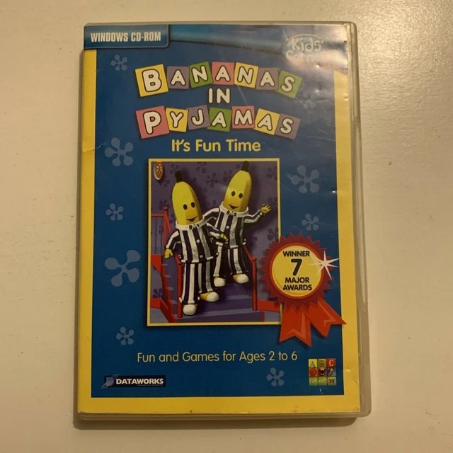 BANANAS IN PYJAMAS It's Fun Time PC CDROM Video Game Windows XP 2006