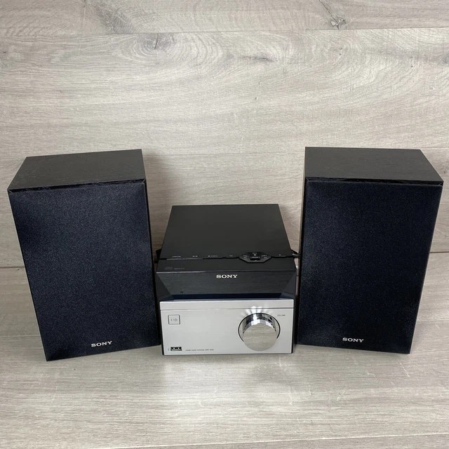 SONY CMTS20 MICRO Mini HiFi Home Audio System Aux CD Player FM Radio