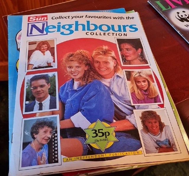VINTAGE THE SUN Neighbours Sticker Album £12.00 PicClick UK