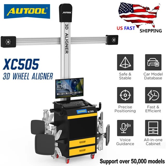 AUTOOL 3D WHEEL Alignment Machine Tire Aligner System Fully Automatic