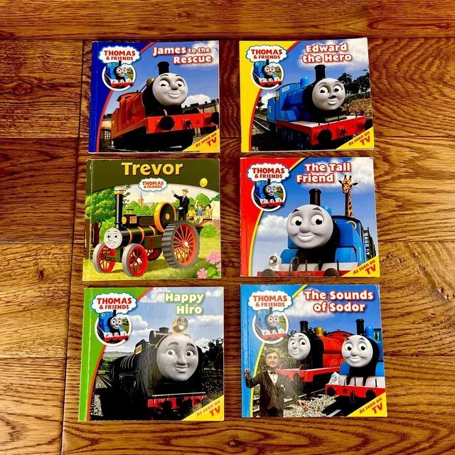 THOMAS THE TANK Engine & Friends Book Bundle X6 Paperbacks Kids Short
