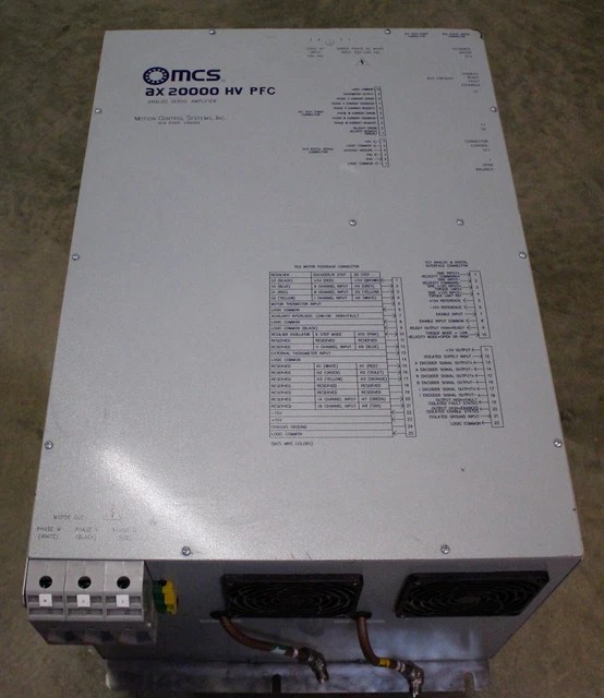 MOTION CONTROL SYSTEMS Inc AX 20000 HV PFC Servo Controller 699.92