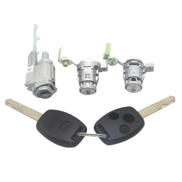 CAR IGNITION SWITCH Lock Ignition Switch Barrel Set Lock with Key for