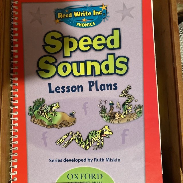 READ WRITE INC Phonics Speed Sounds Lesson Plans by Ruth Miskin (Spiral