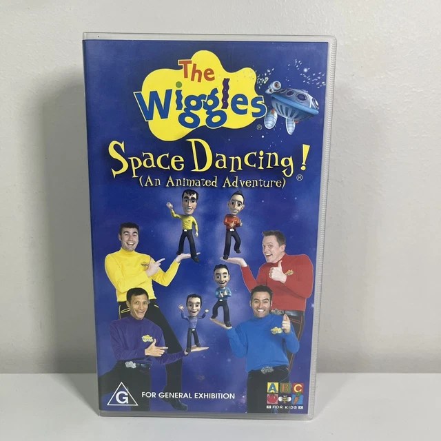 THE WIGGLES SPACE Dancing An Animated Adventure VHS Original Wiggles