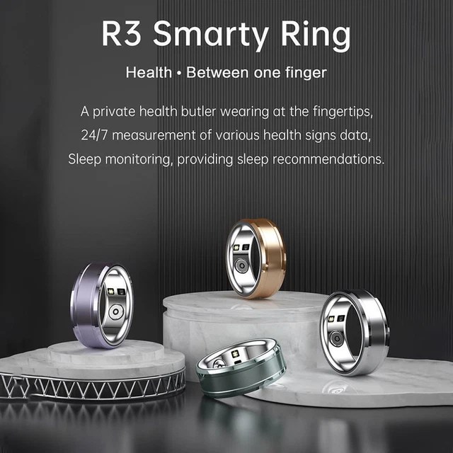 SMART HEALTH WATERPROOF Finger Rings Monitor Heart Rate Trackers