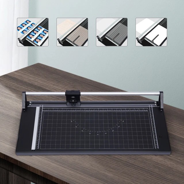 24 INCH MANUAL Rotary Paper Trimmer Sharp Precision Photo Paper Cutter