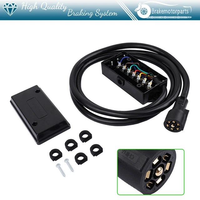 TRAILER WIRE JUNCTION Box Camper Truck Weatherproof RV Light Cord Plug