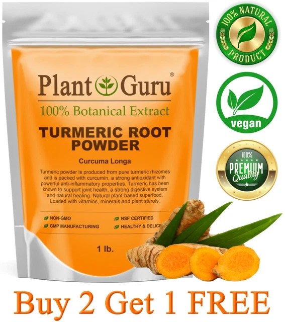 TURMERIC ROOT POWDER 1lb. Curcumin Curcuma Longa Pure Raw Natural