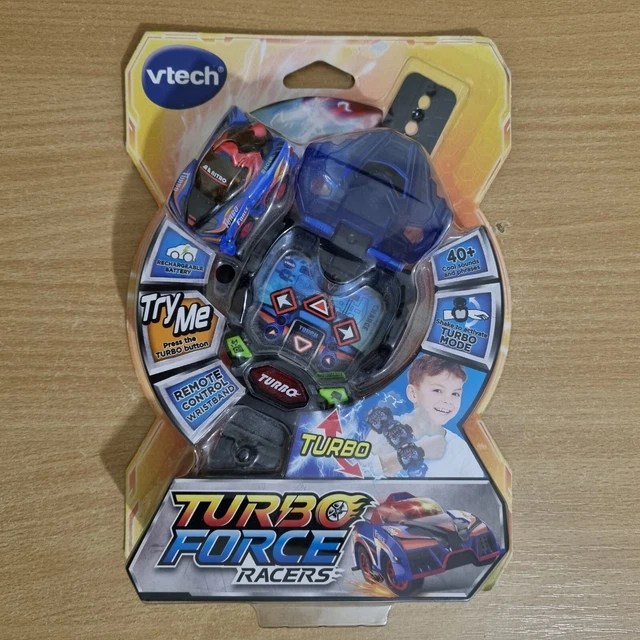 VTECH TURBO FORCE Racer Remote Control Car with Turbo Station Wristband