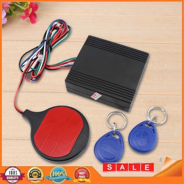 SMART KEY RFID Car Warning System Sensor Motorcycle AntiTheft Device