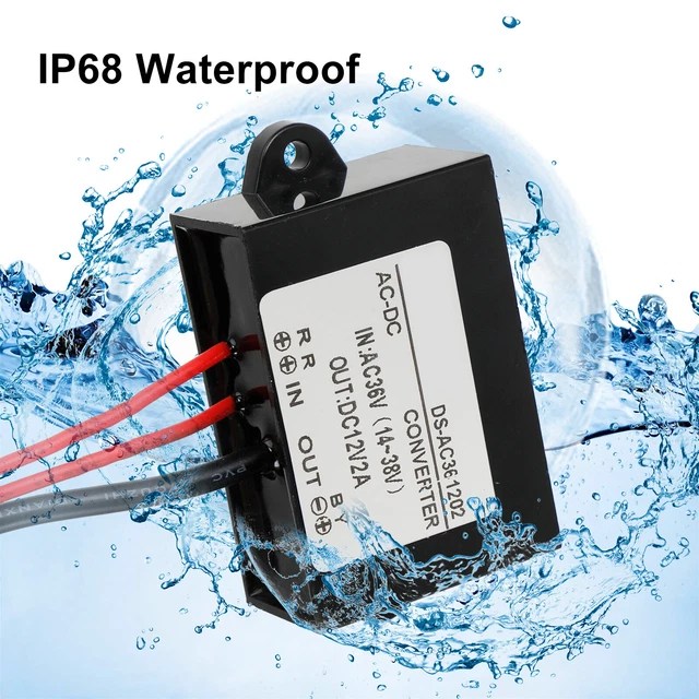 ACDC BUCK CONVERTER Step Down Module USB Power Supply AC 36V to DC12V