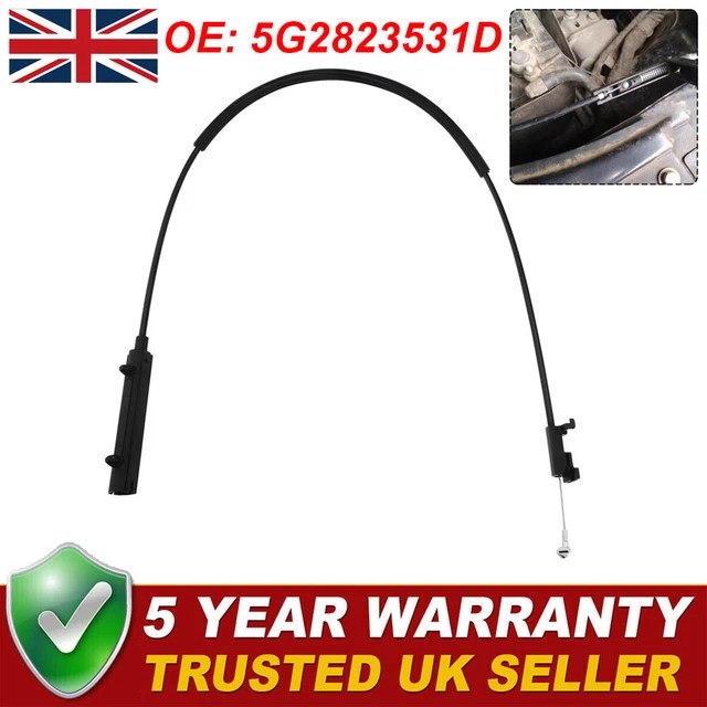 HOOD RELEASE Cable RHD Right Hand Drive 5G2823531D for VW GOLF