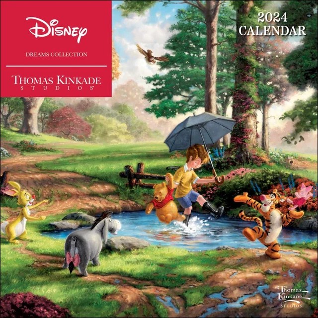 DISNEY DREAMS COLLECTION by Thomas Kinkade Studios 2024 Calendar Moana, Pap... 18.72 PicClick