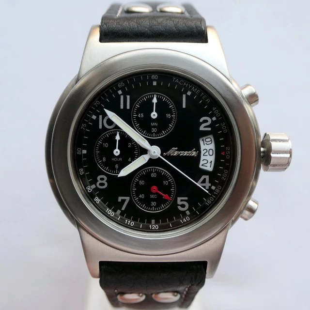 MERCEDES BENZ CLASSIC Rally Racing Sport Car Accessory Retro Watch