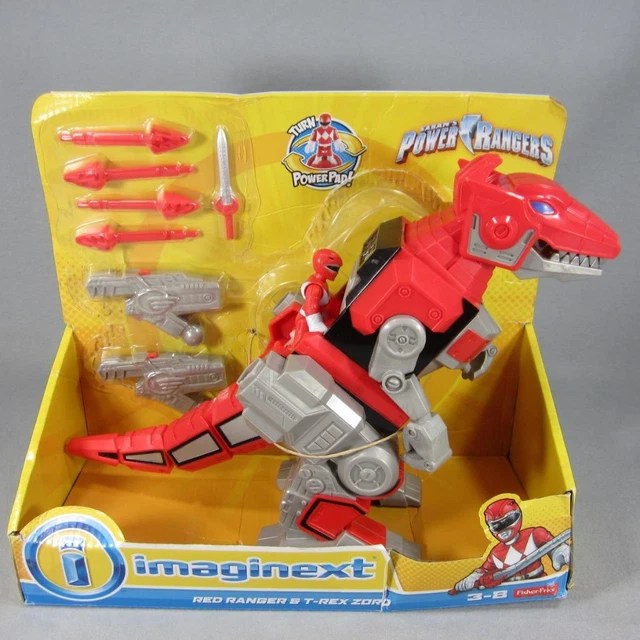 IMAGINEXT RED RANGER & TRex Zord Power Rangers New in Box EUR 89