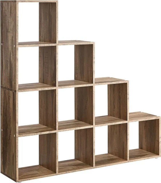 VASAGLE 10CUBE BOOKCASE, Bookshelf with Open Compartments LBC010B50 £