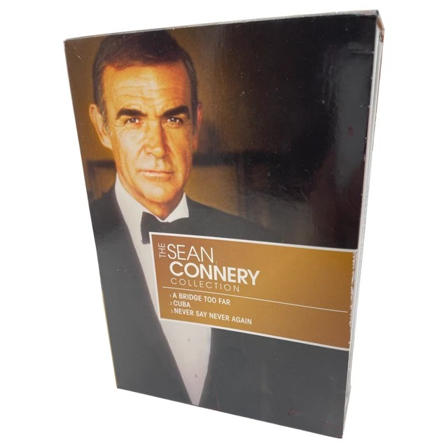 SEAN CONNERY COLLECTION DVD 3Disc Set Bridge Too Far Cuba Never Say