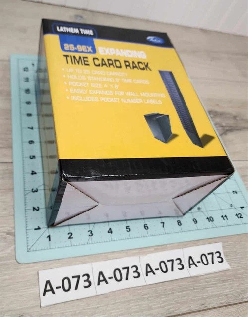 LATHEM TIME CARD Rack 259EX Expanding Time Card Rack Holds 25,9"Time