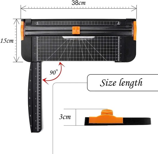 A4 PAPER CUTTER 12 Inch Titanium Paper Trimmer Scrapbooking Tool craft
