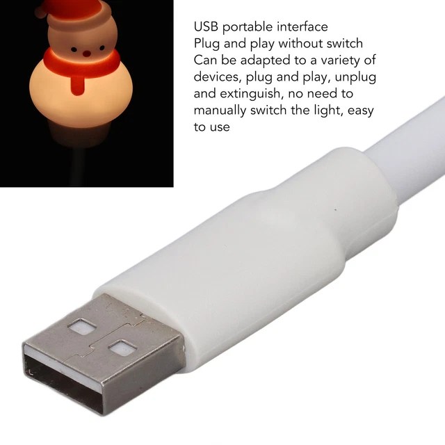 MINI USB LED Lamp Cartoon Shape Plug And Play Energy Saving Flexible
