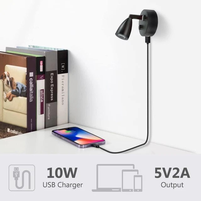 DC1224V RV INTERIOR LED Spotlight Lighting with USB Port LED Reading