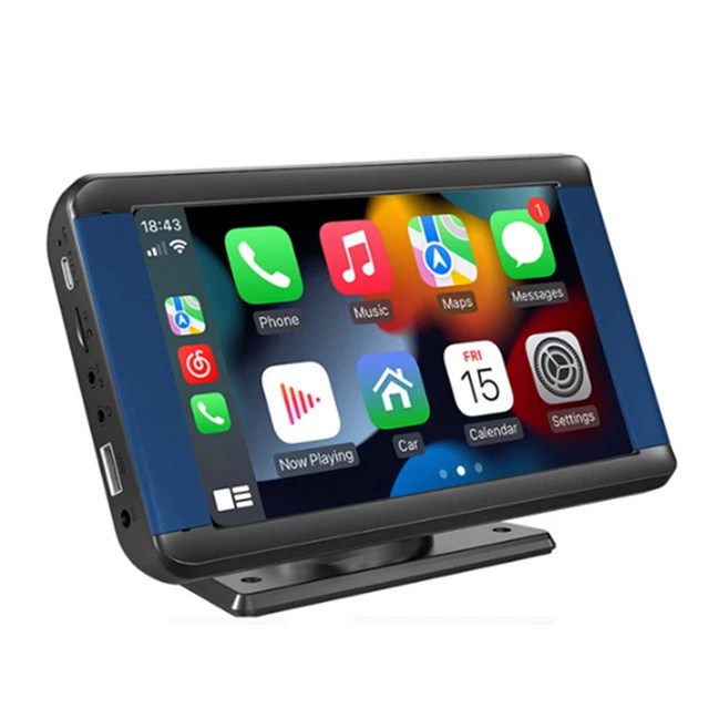 7& TOUCH SCREEN Car MP5 Player Portable Monitor Wireless Carplay