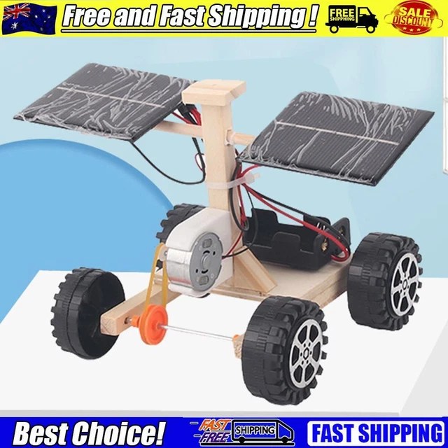 SOLAR CAR MODEL DIY Kit Invention School Physics Teaching Aids for