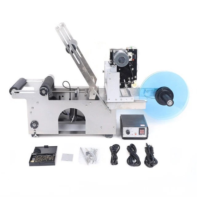 USSEMIAUTOMATIC LABELING&CODING MACHINE Round Bottle Jar Label
