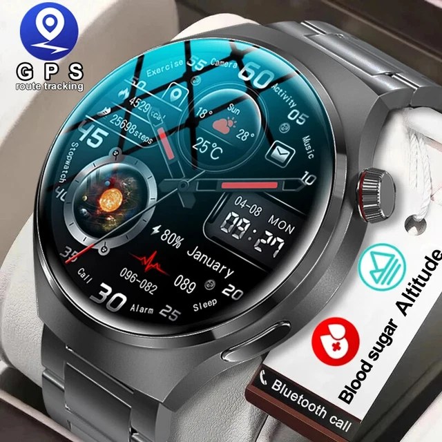 SMARTWATCH ANDROID, IOS 2024 GT4 Pro, GPS IP68 frequenza cardiaca