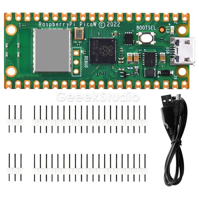 RASPBERRY PI PICO W with Header, RPI Pico Wireless £15.42 PicClick UK